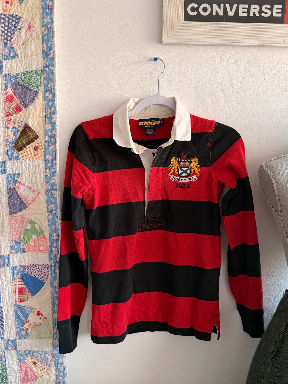 Vintage y2k Ralph Lauren rugby polo shirt